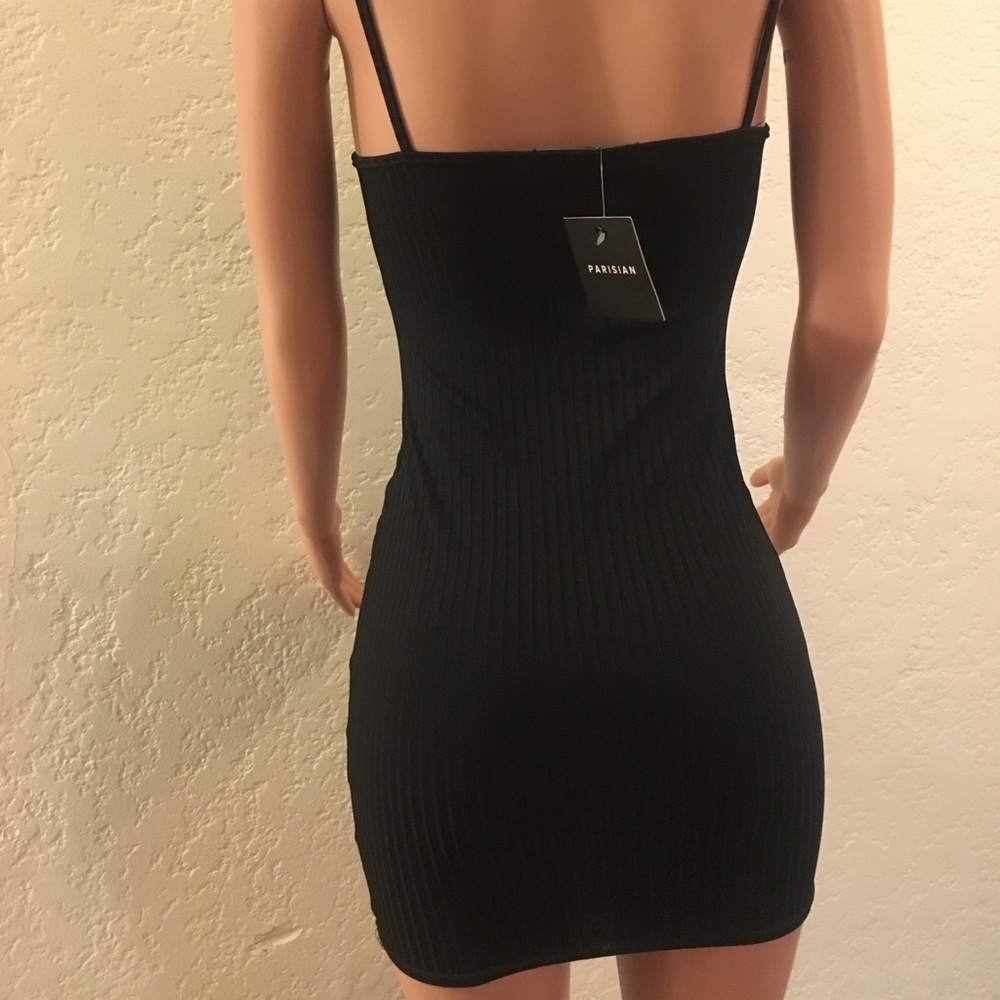 Black bodycon mini dress - Picture 6 of 7